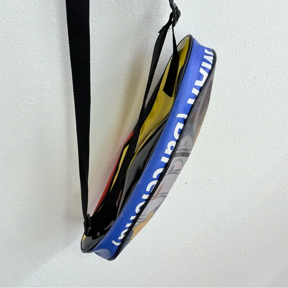 Vaho Trashion Colorful Graphic crossbody Bag made with recycled materials